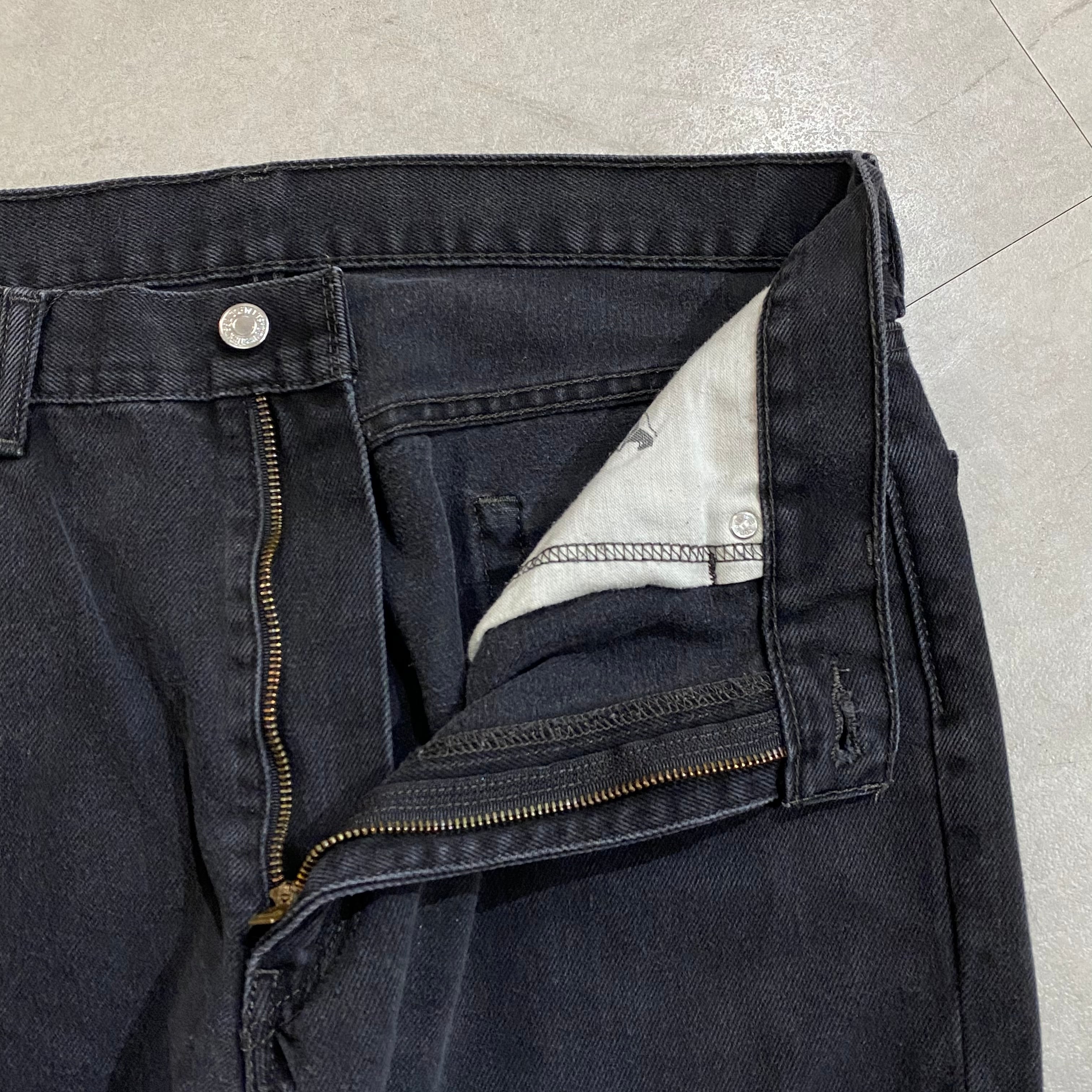 size : w36 L30【 Levi's 550 】リーバイス バギーデニムパンツ ブラックデニム 黒 古着 古着屋 高円寺 ビンテージ