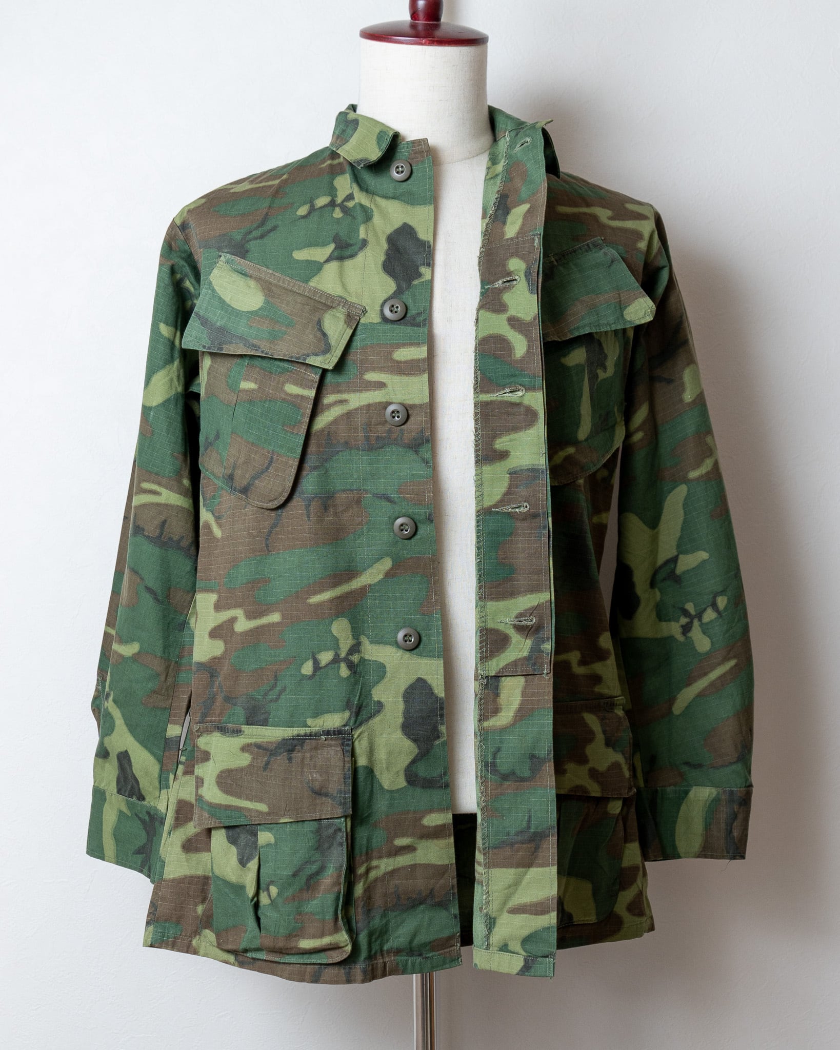 S-L】U.S.Army 60's Jungle Fatigue Jacket ERDL 