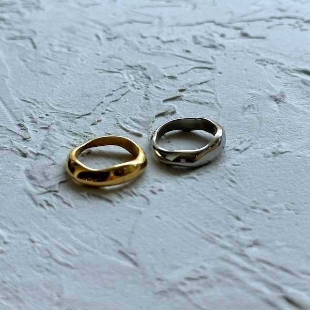 316L Uneven pinky ring (R95)