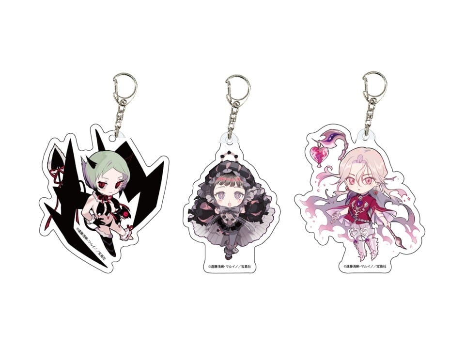 ミニキャラアクリルキーホルダーB／朗読劇 魔法少女育成計画double