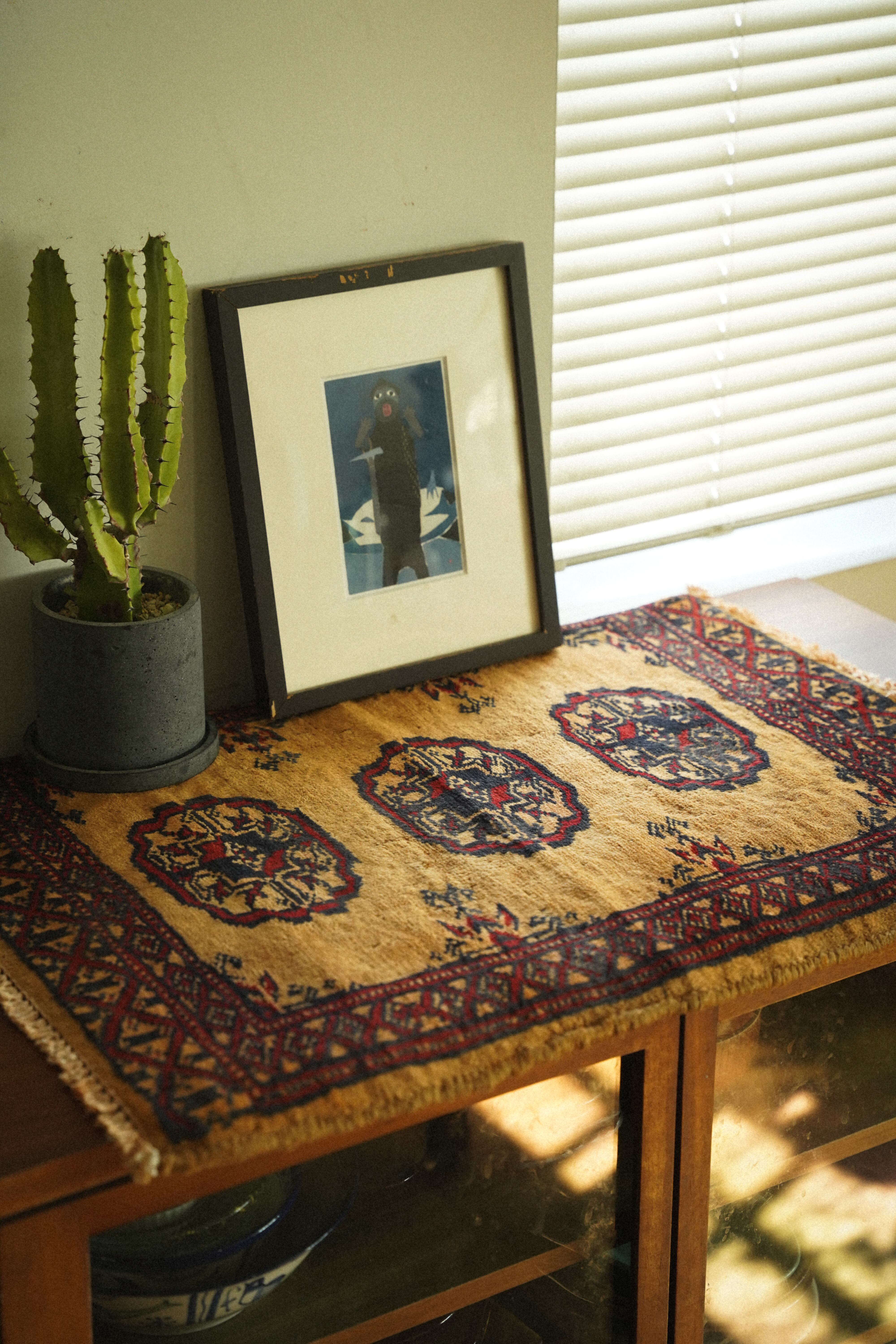 1594-Vintage Pakistan rug