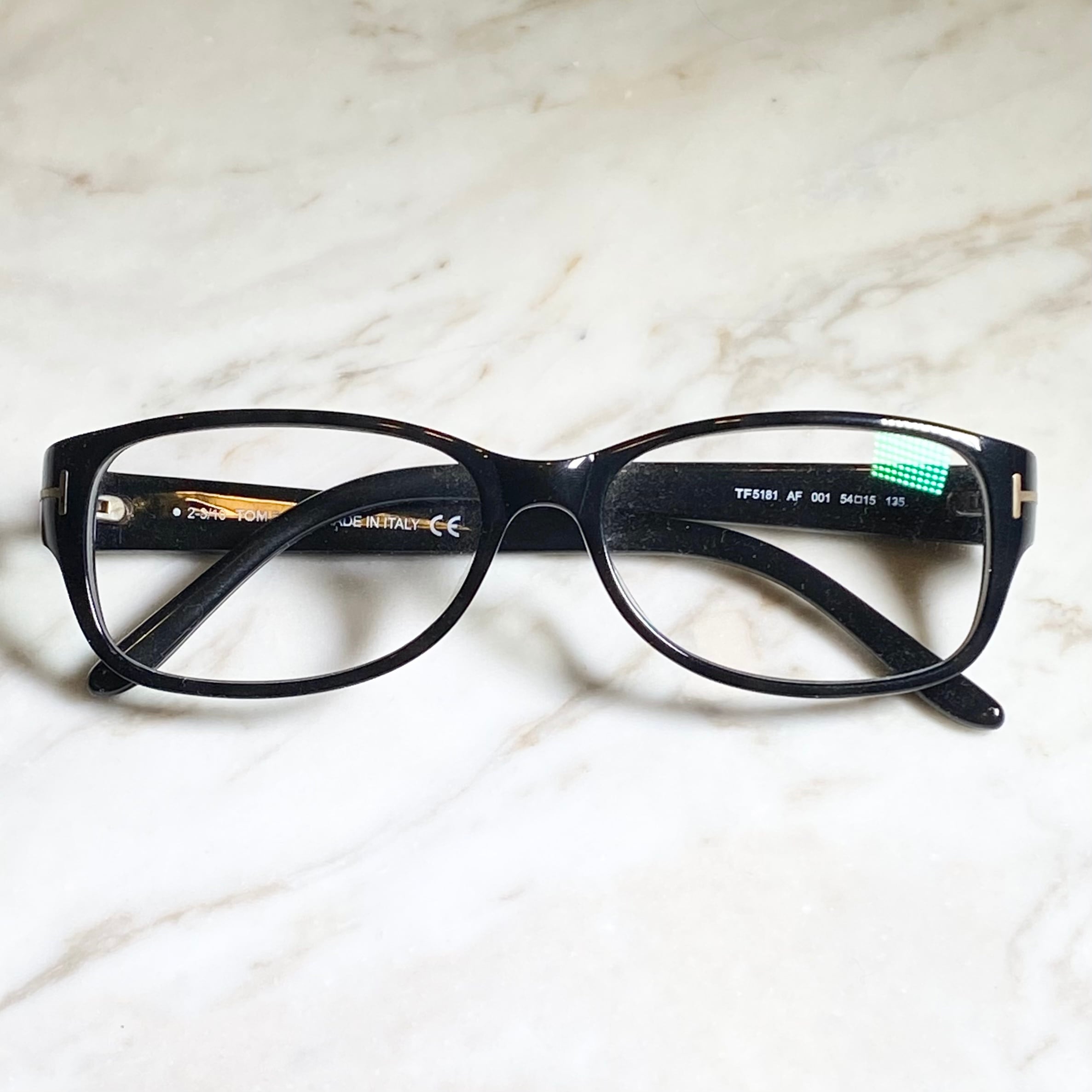 TOM FORD TF5181 AF 005 54□15 メガネ TF5781-D-B スクエアフレーム 