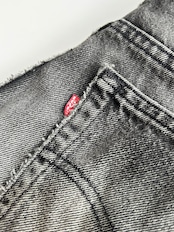 90s Levi’s 505 BLACK DENIM PANTS MADE IN USA Size W33L30→W33L29.5