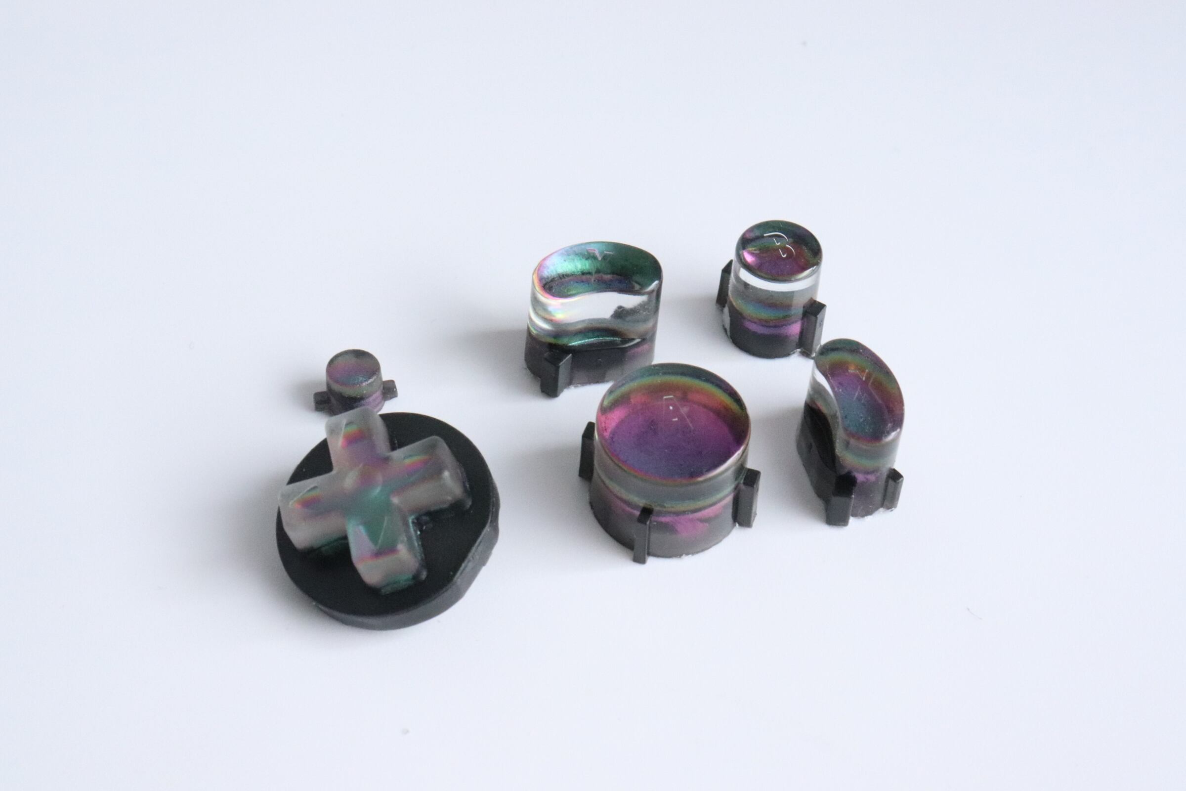 カスタムGCコンボタン(ABXY,start,十字)歯車ブラック | e-Room