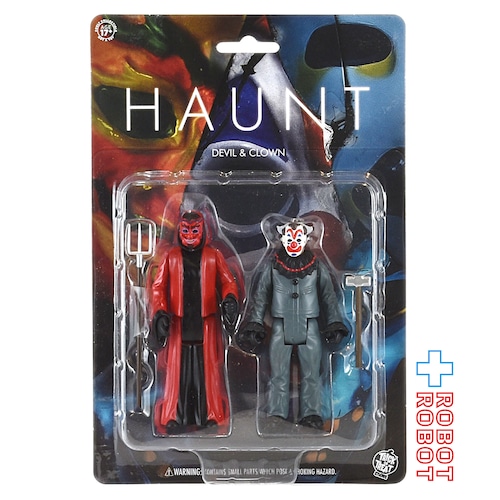 トリックオアトリートスタジオ ハウント ホーンテッド 世界一怖いお化け屋敷 クラウン&デビル 3.75インチ アクションフィギュア 2パック 2023 未開封