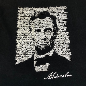 "A. Lincoln" print tee