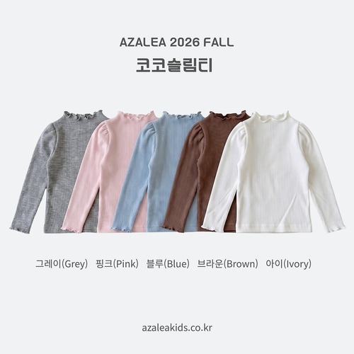 azalea［取寄］coco slim tee 26autumn