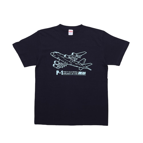 自衛隊グッズ  海上自衛隊 厚木航空基地 P-1 Tシャツ 「燦吉 さんきち SANKICHI」
