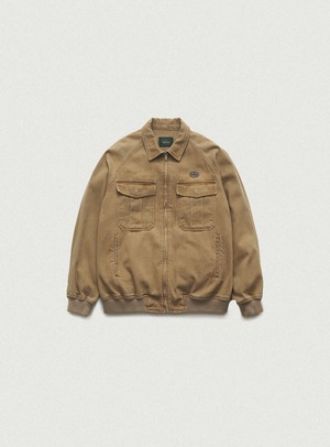 [The Barnnet] Oversized Tessie Cotton Blouson_Camel 正規品 韓国ブランド 韓国通販 韓国代行 韓国ファッション ザ バーネット ザバーネット 日本 店舗