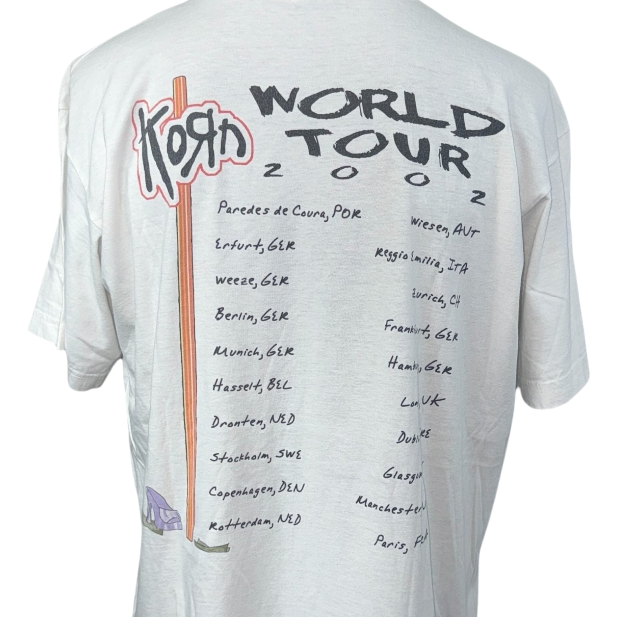 KORN】コーン WORLD TOUR 2002 Tシャツ XL | luxury&vintage カサコレ