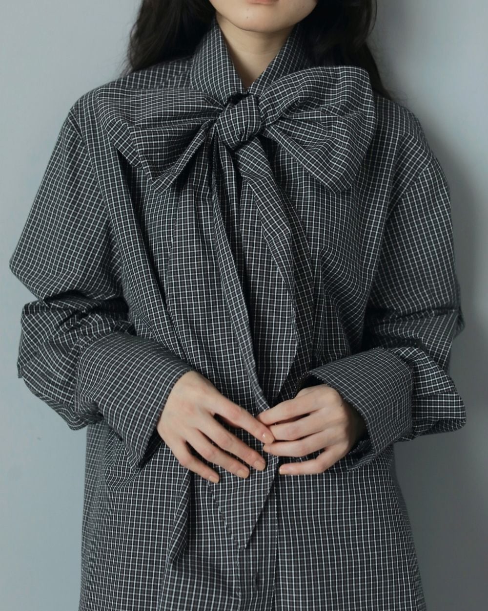 トップス Volume Ribbon Shirts anuke anuke 】Volume Ribbon Shirts | valance 福井｜レディース セレクト