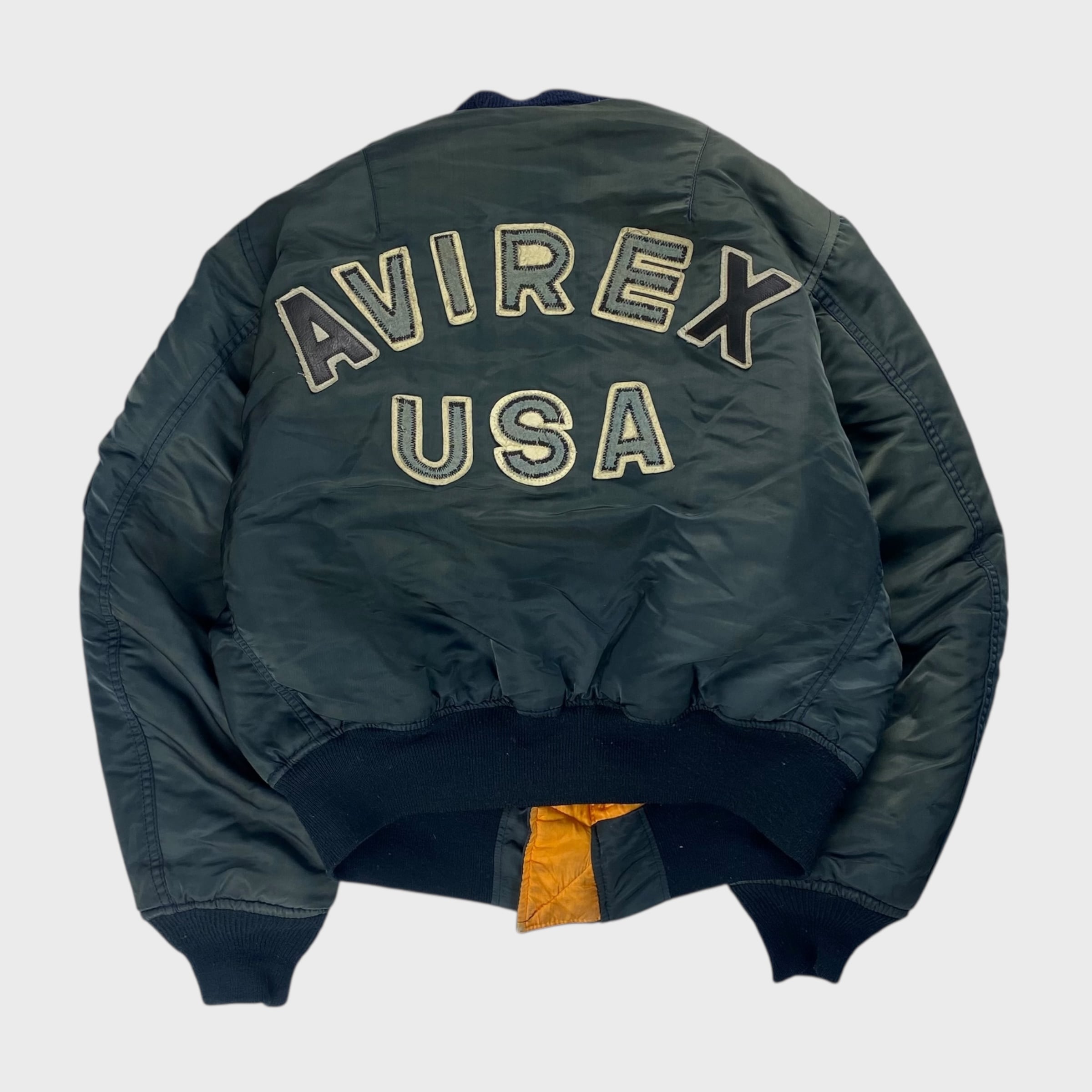 90's】 アルファ USA製 M相当 MA-1 フライトジャケット 短丈