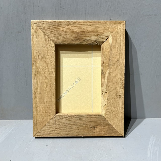 【ハガキ】丸みが残ったシンプル古材フレーム(149 x 103) No.24-0217