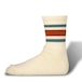 DECKA QUALITY SOCKS 80's Skater Socks | Short Length　Orange