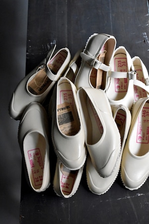 “NEW“ OPANAK rubber shoes “slip-on“ 【IVORY】
