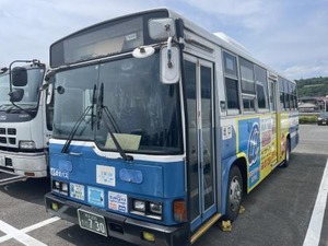 ご乗車ご注意プレート：熊本200か730号車（産交バス/木山営業所）