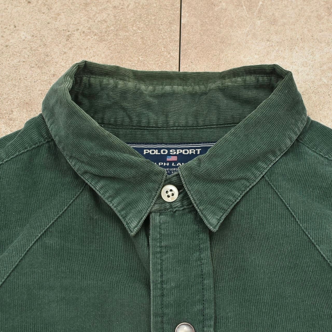 90s POLO SPORT Ralph Lauren corduroy western shirt | 古着屋 grin