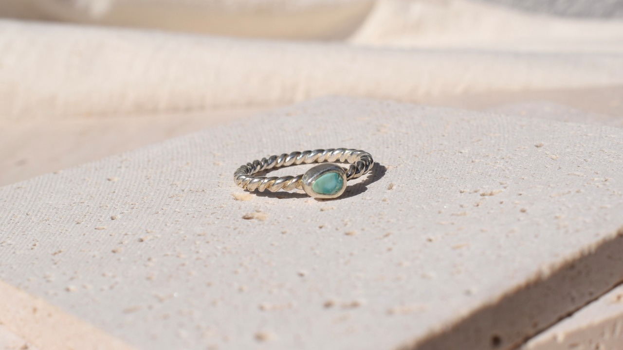 【お客様専用ページ】Lone Mountain turquoise ネジネジ ring《silver925》【受注製作】