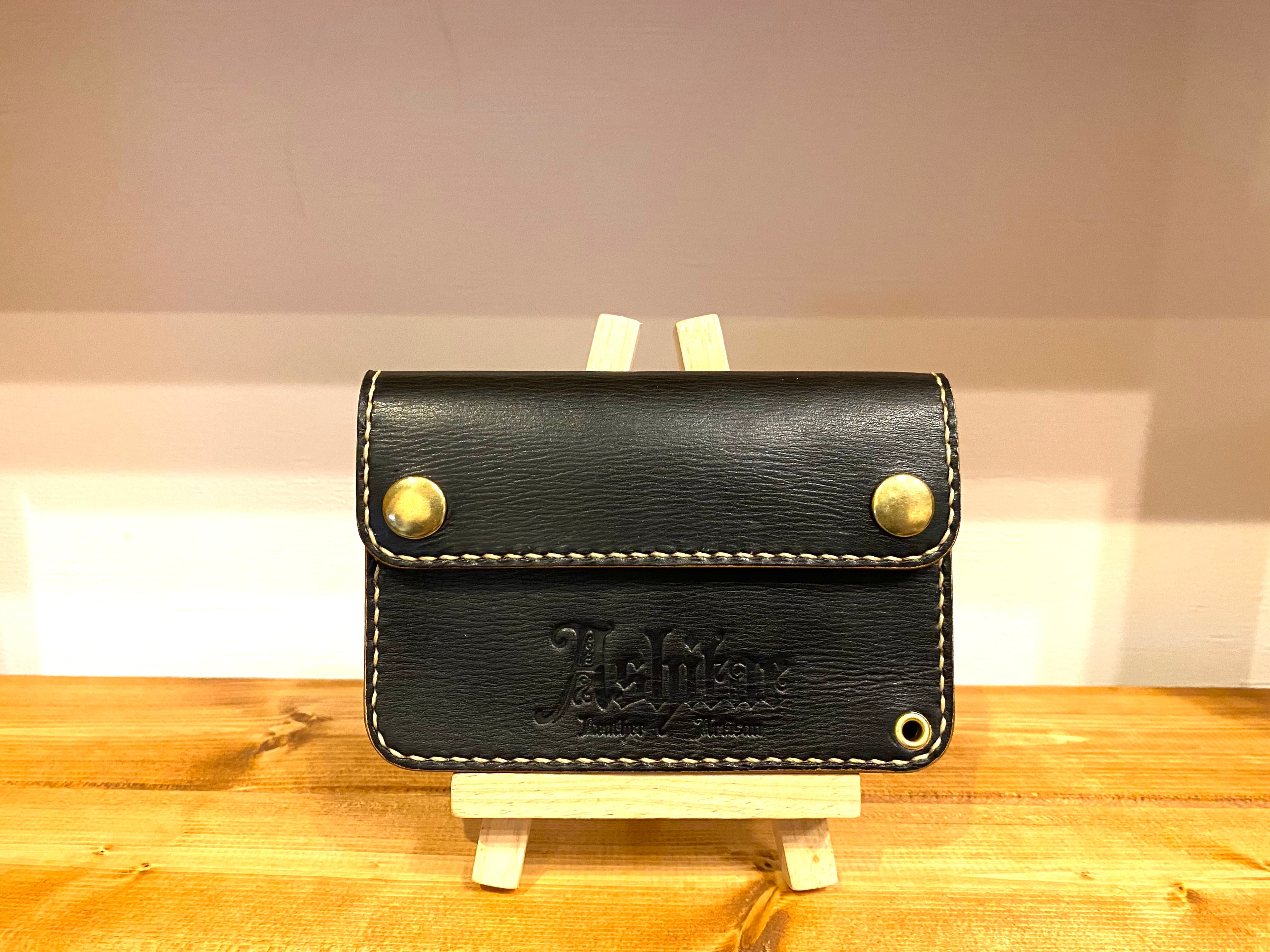 トラッカーウォレット TW01M-BK ミニ ブラック 財布 | ashitae