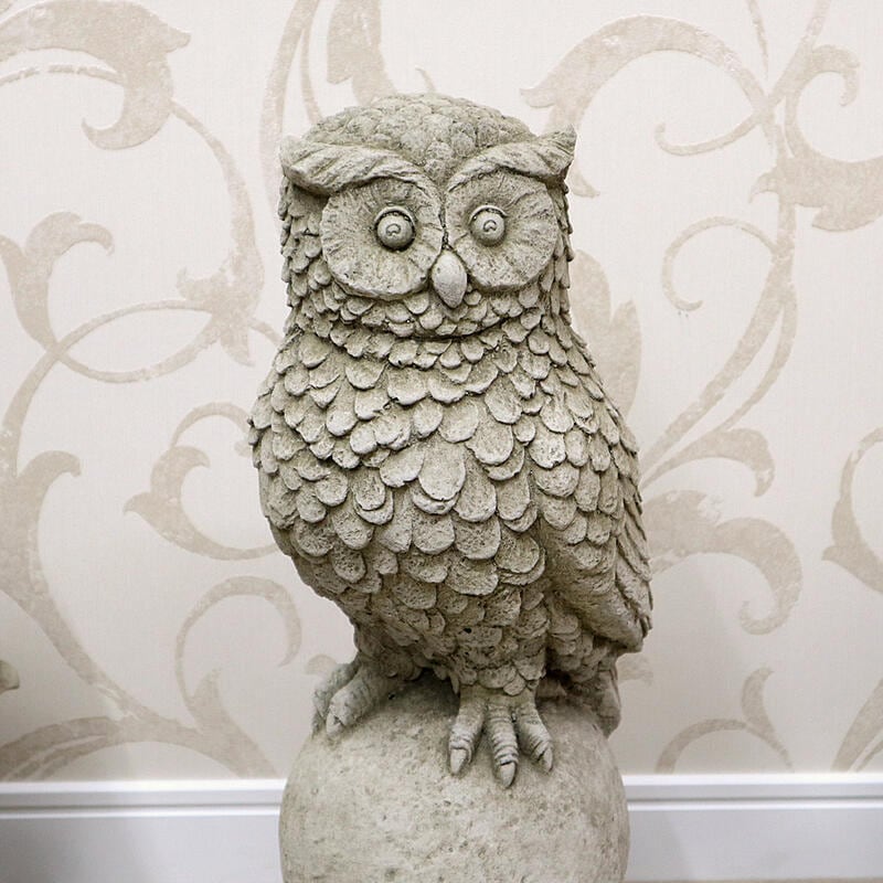 2017 フクロウ　ワンダーデコール　イヤープレート　イングリッシュガーデン イングリッシュガーデン フクロウ 輸入雑貨 RE12676 | リエルショップ