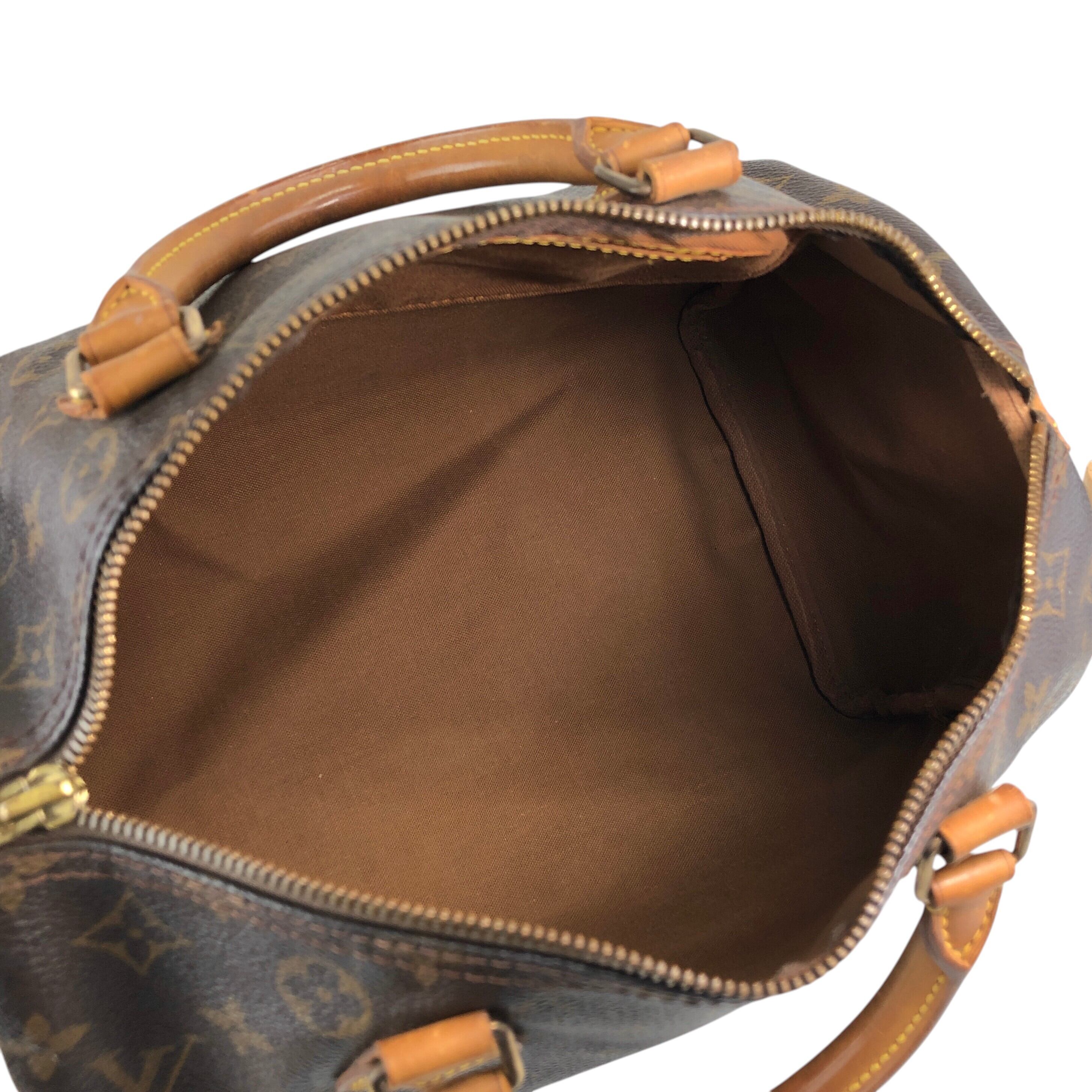 LOUIS VUITTON ルイヴィトン スピーディ30 モノグラム ハンドバッグ