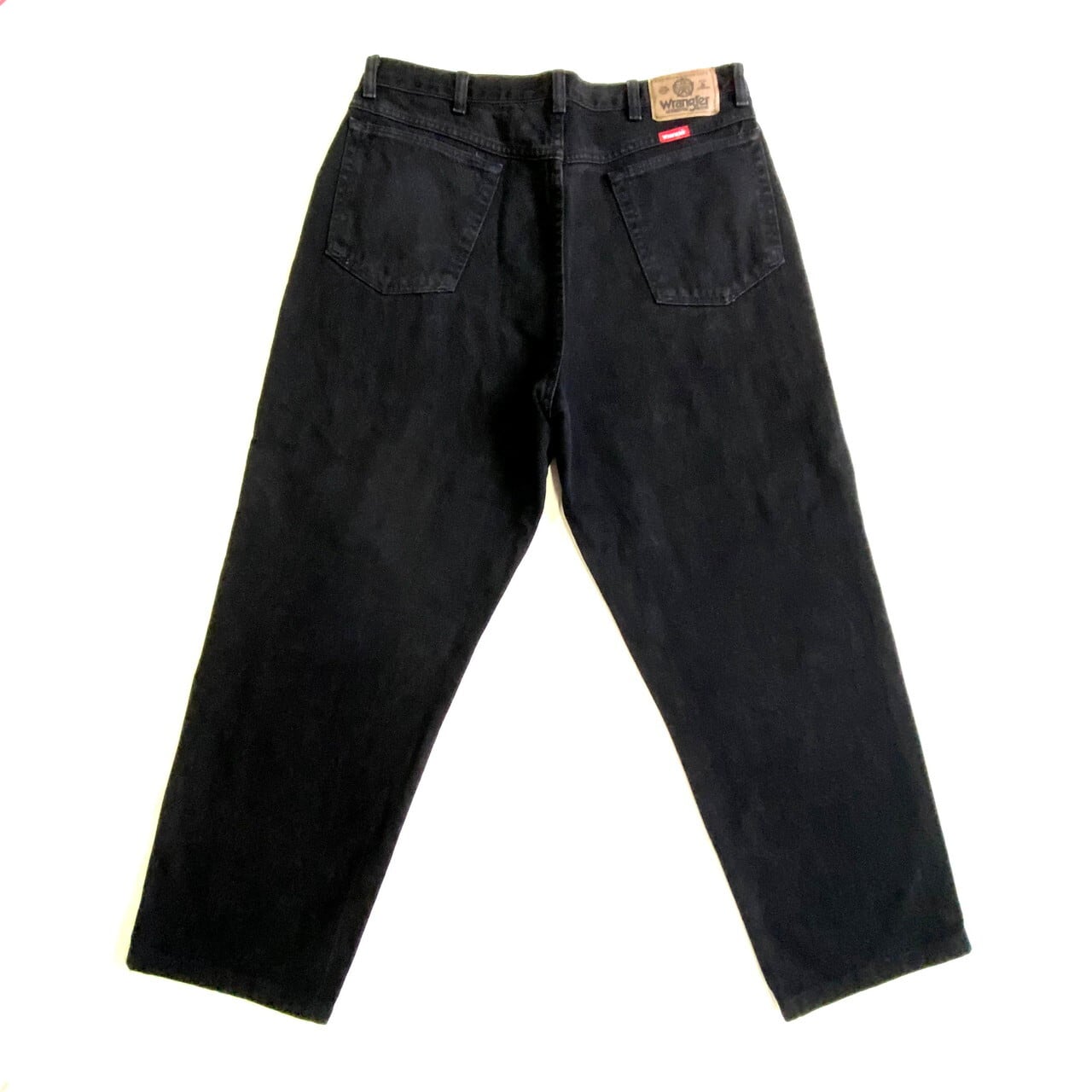 Wrangler ラングラー テーパード ブラックデニムパンツ ジーンズ