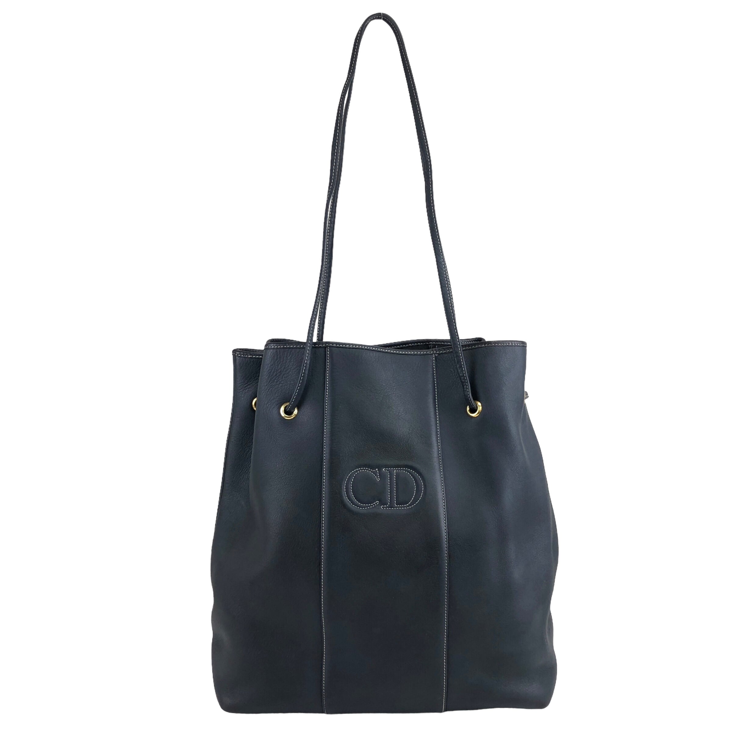 トートバッグ　ショルダーバッグ　クリスチャンディオール Christian Dior クリスチャン ディオール ショルダーバッグ ネイビー