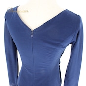 社交ダンス 衣装 スタンダード ドレス ワンピース レッスンウェア パーティドレス レディース ネイビー系 紺 Fantasy ファンタジー 無地 大人 ネイビー 成人用 エレガント フォーマル ドレスアップ 演出 シンプル 高品質 ポリエステル製 伸縮性 結婚式 2次会 発表会 ステージ衣装 体型カバー ルームウェア スタイルアップ