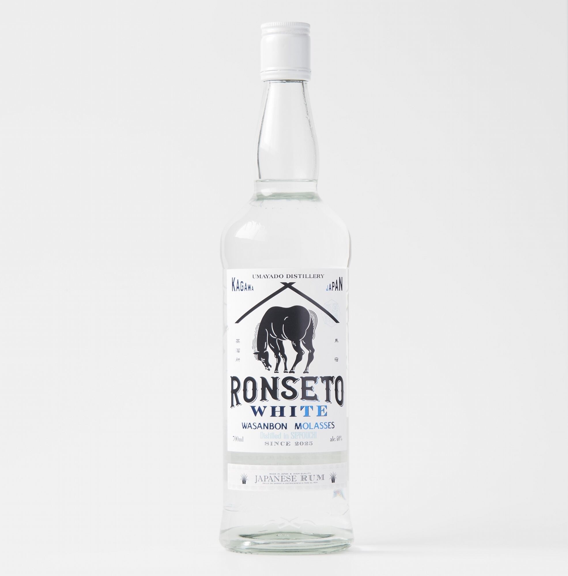 ラム】RON SETO WHITE 700ml | 【和三盆ラム】馬宿蒸溜所