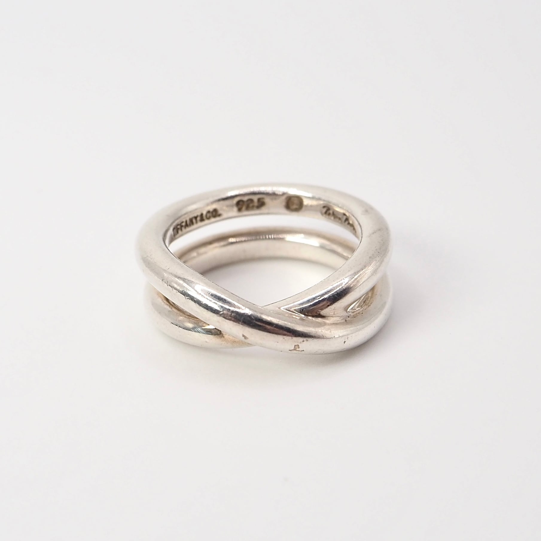 Tiffany&Co. 約9.5号 インフィニティ リング シルバー925 ティファニー