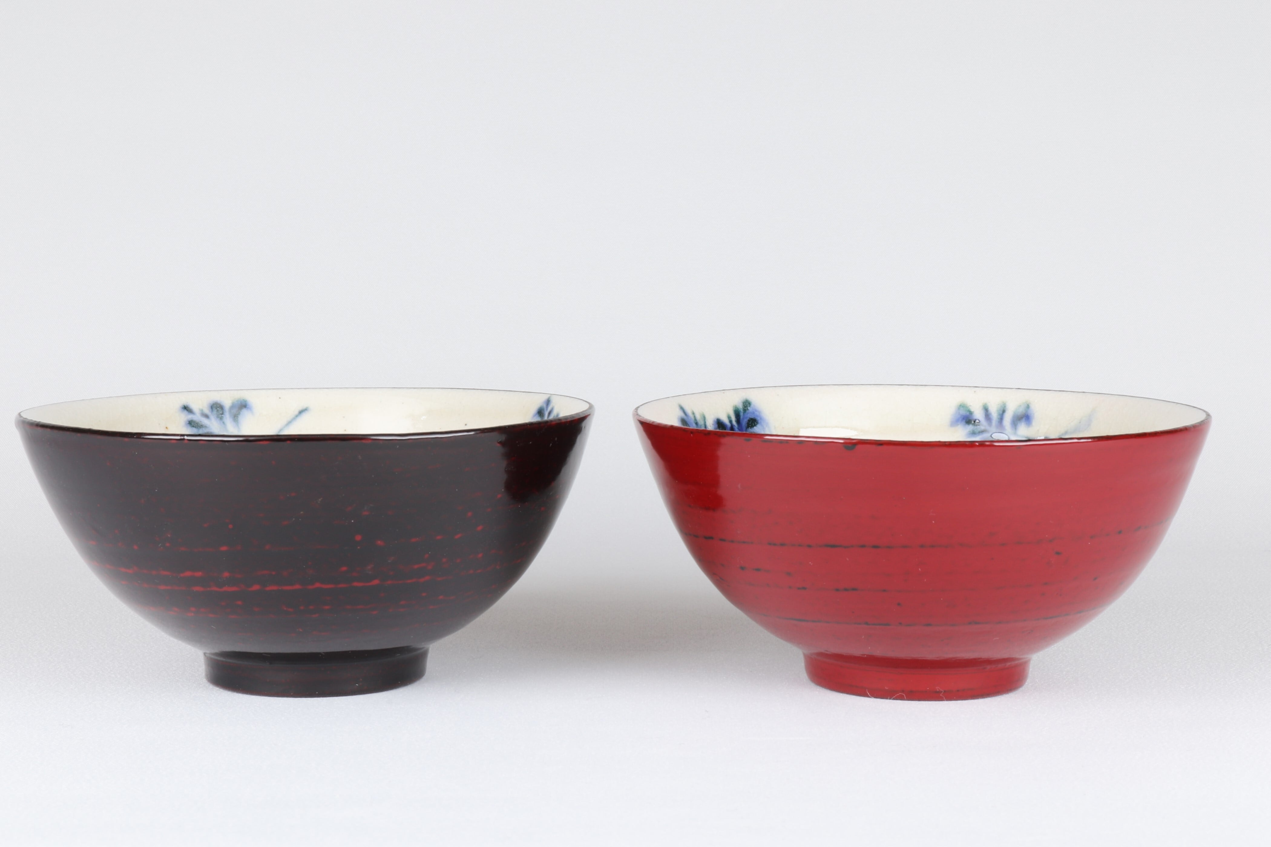 漆陶 和み茶碗 シダ【B級品】