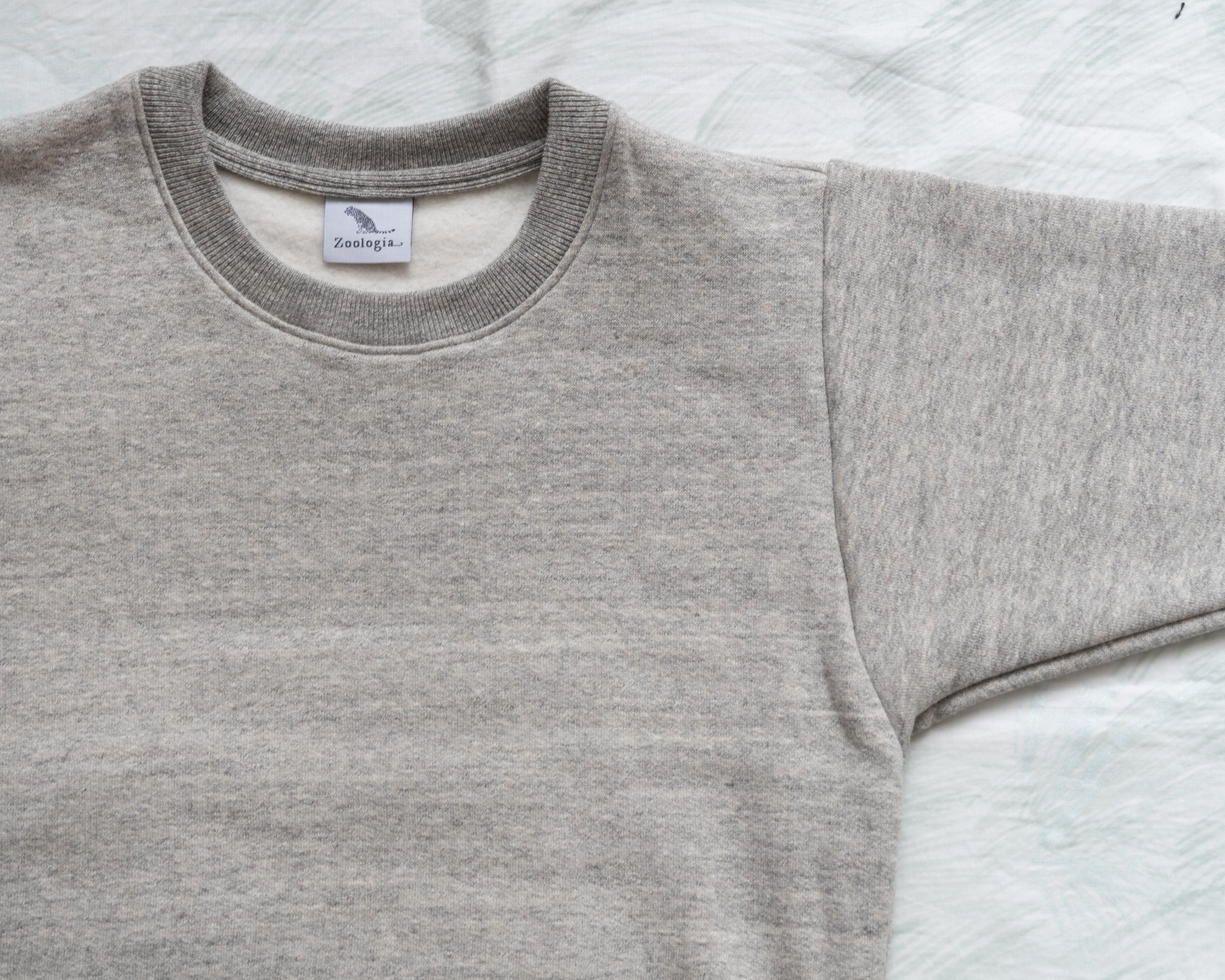 ★もったいない(規格外)特別販売★【グレー/裏起毛リサイクルコットン】オーバーサイズスウェット/ 【GRAY/Recycled Cotton】Oversized Sweatshirt