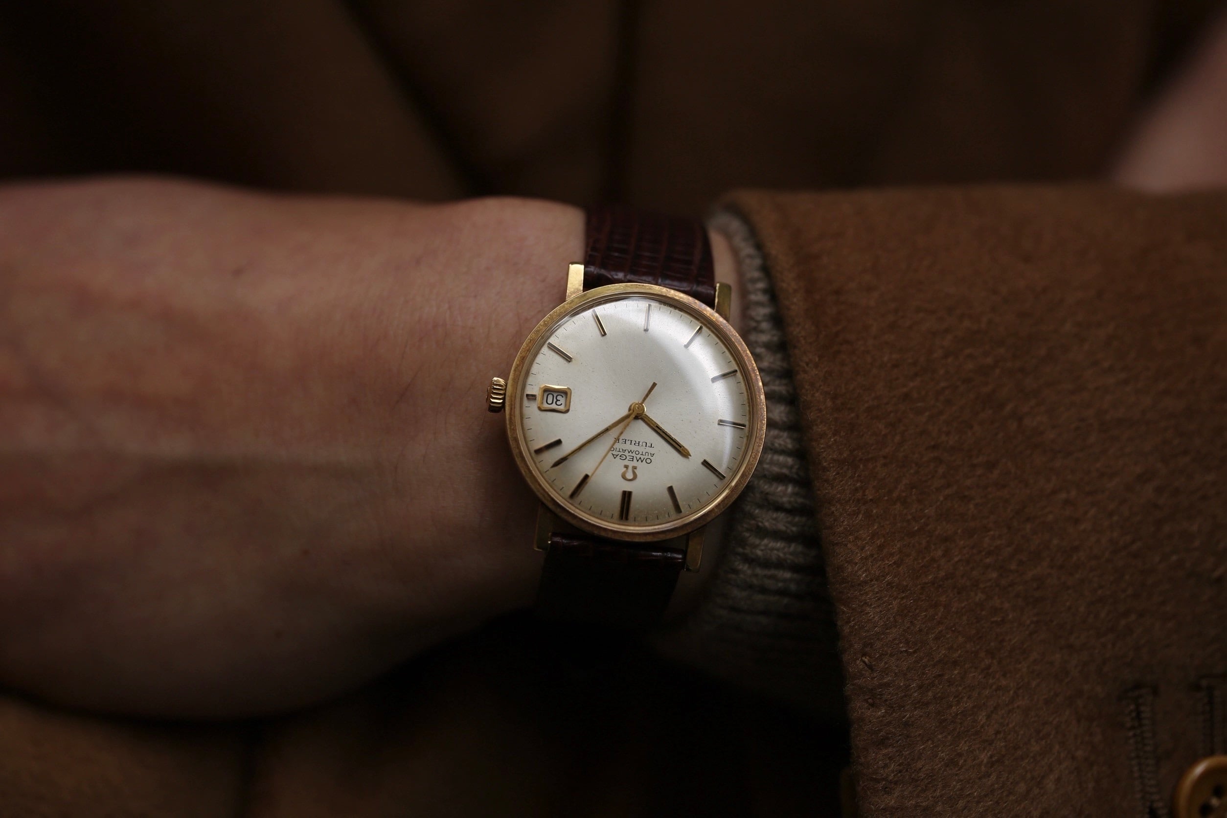 OMEGA】 1965年製 オメガ ノンネーム TURLER(チューラー)別注 18金無垢