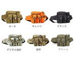 予約 バッグ ペットボトルホルダー付きウエストポーチ 多機能 アウトドアバッグ ボディバッグ タクティカル ミリタリー 登山 釣り用 サバゲー バッグ 腰バッグ ウエストバッグ 大容量 小物収納 多収納 ベルトポーチ 軽量 キャンプ cw-a-2464