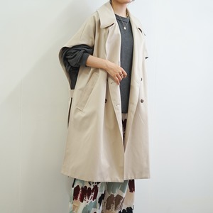 トレンチデザインロングジレ