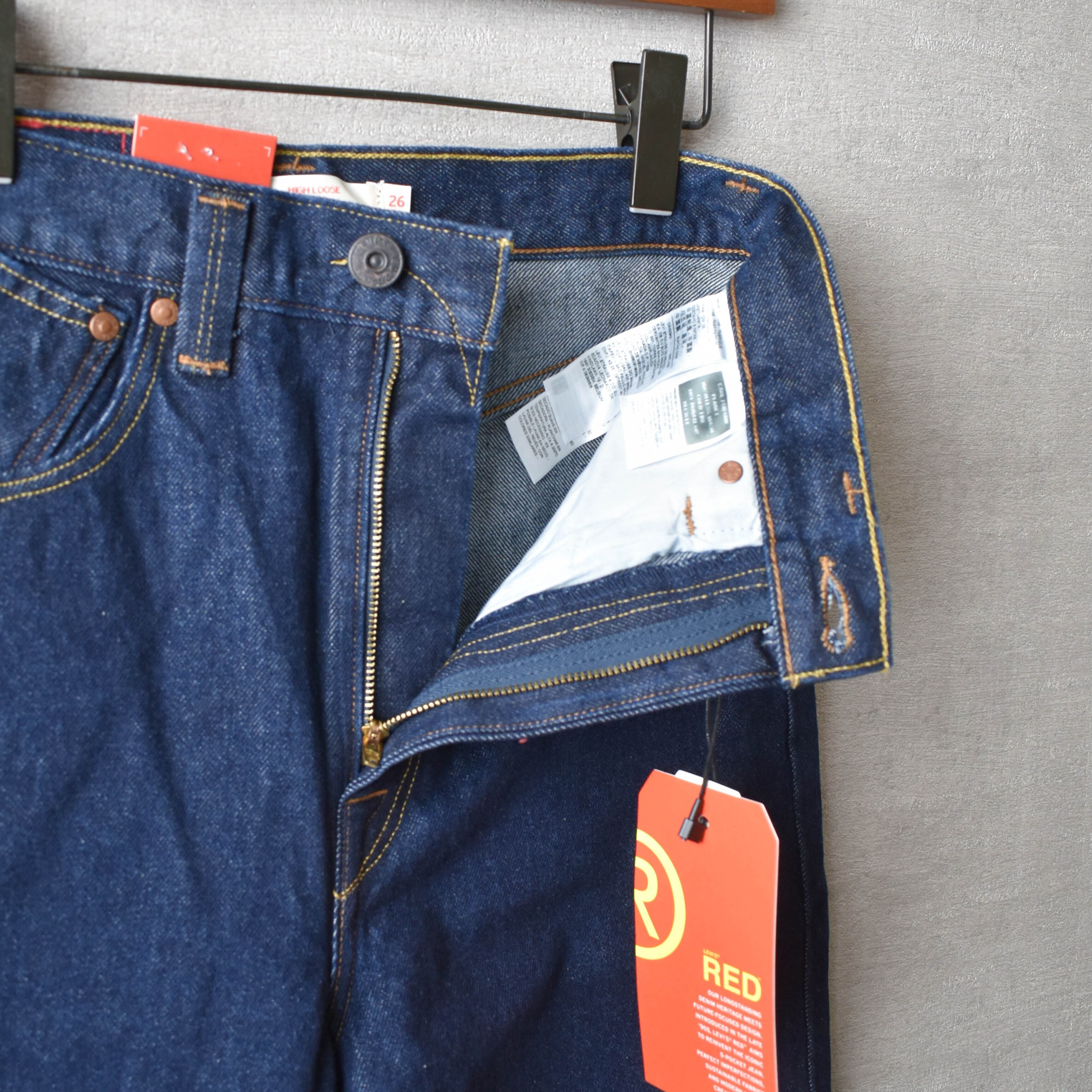 [NEW] LEVI'S RED HIGH LOOSE CUFFED インディゴ A2682-0001 26inch