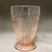アンティーク　ディプレッションガラス　ジャネットグラス　タンブラー　ピンク