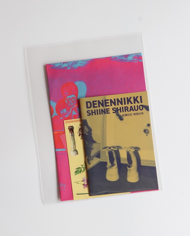 DENENNIKKI 小冊子と生きものたちシールと包装紙セット