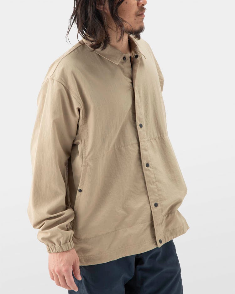 山と道　Taslan Coach Jacket　灰色　グレー