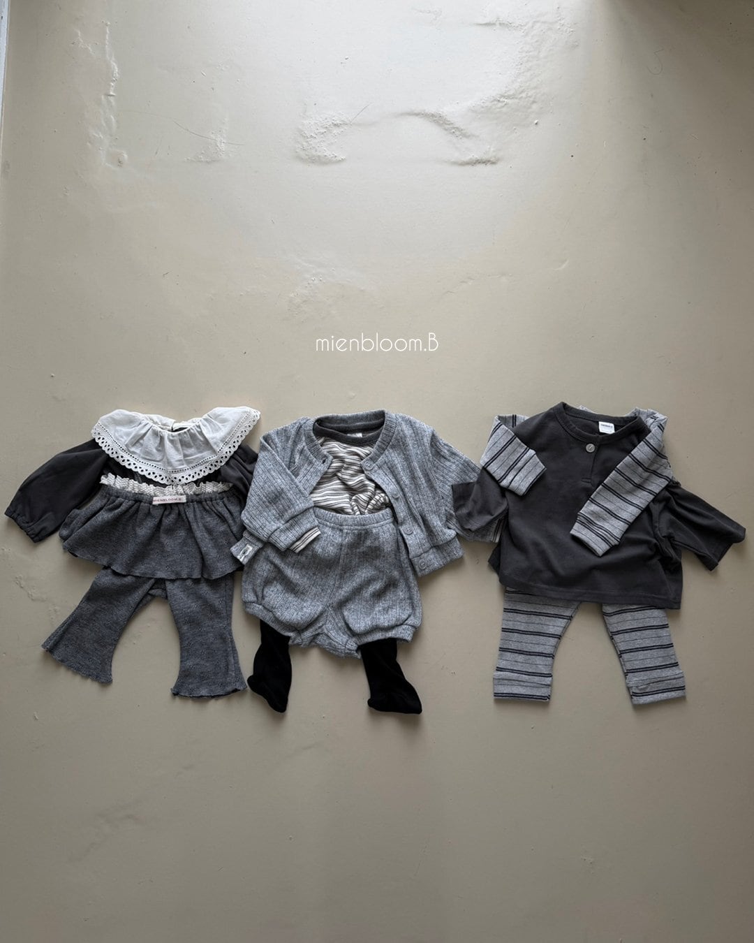 送料無料【予約】/ babyシュシュ襟Tシャツ / mienbloom