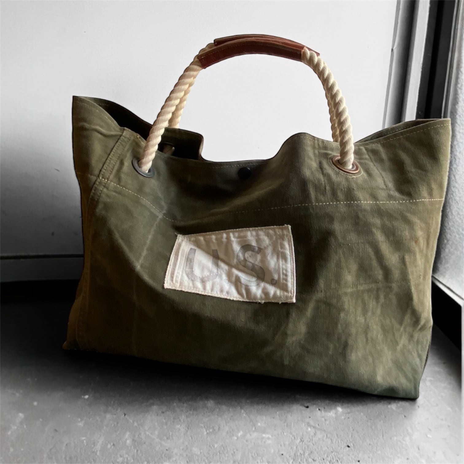 40's U.S.MILITARY vintage tote bag | PPF vintage & remake
