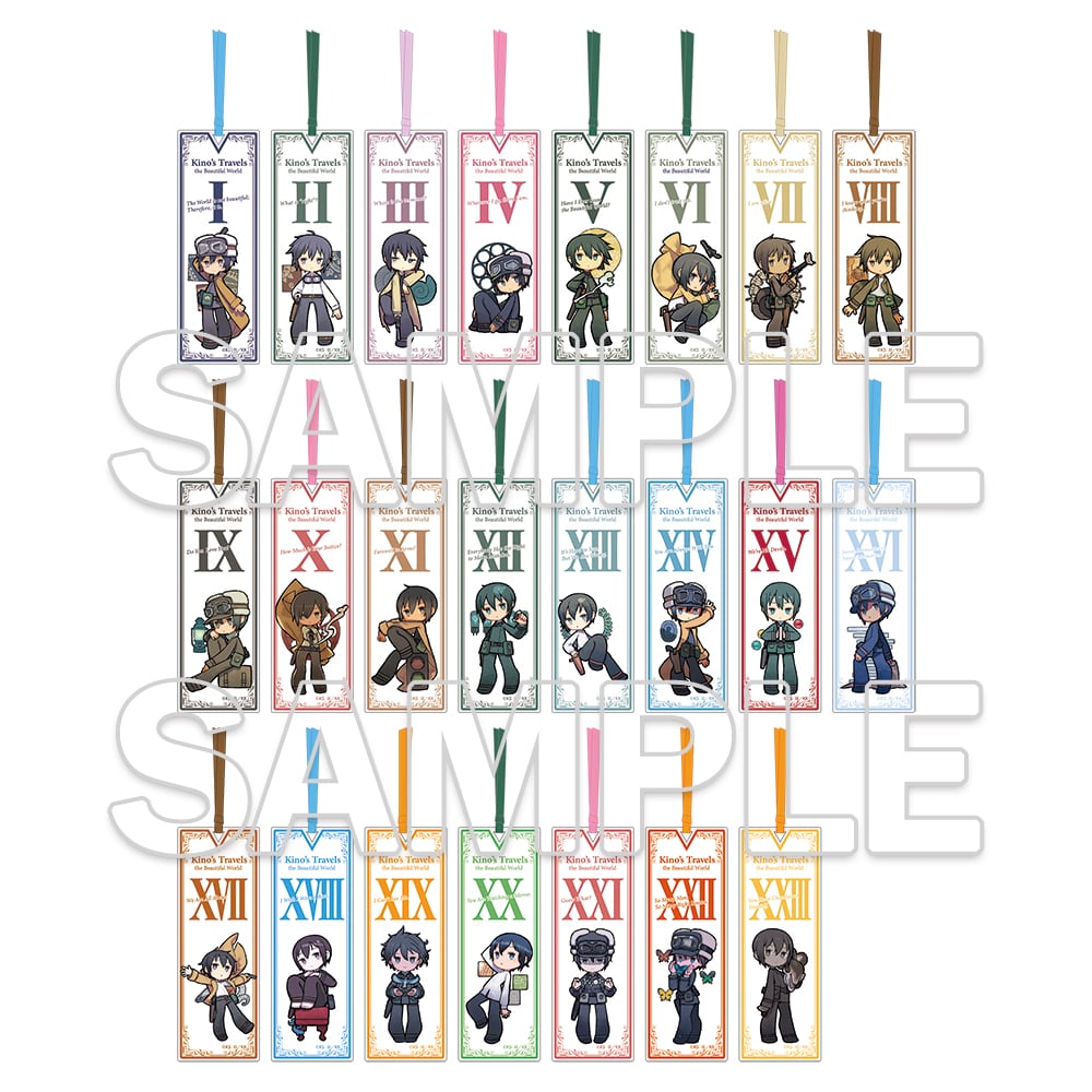キノの旅 the Beautiful World 25周年記念 トレーディングアクリルしおり