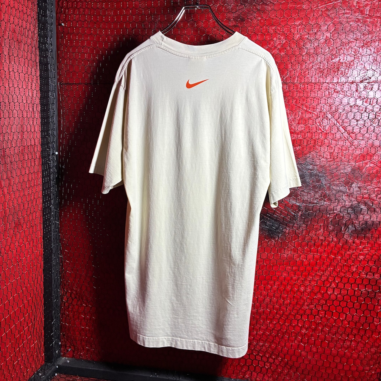 90s ギリシャ製 NIKE Tシャツ アイボリー ナイキ
