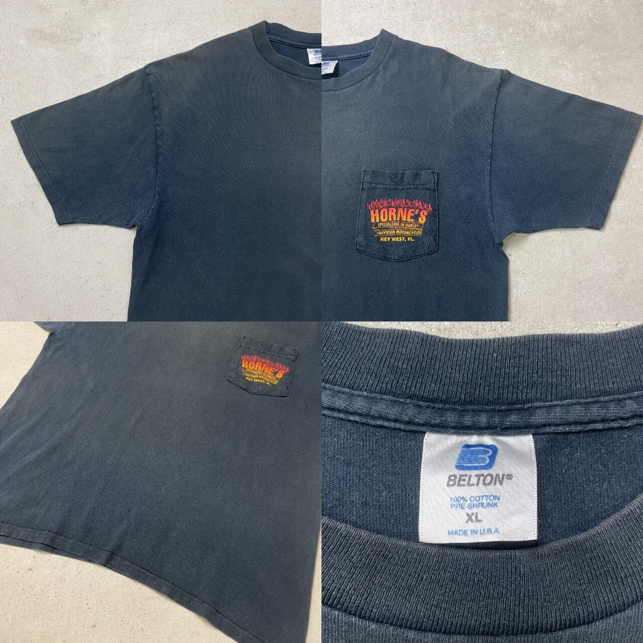 90年代 USA製 HORNE'S KEY WEST Harley-Davidson ハーレーダビッドソン