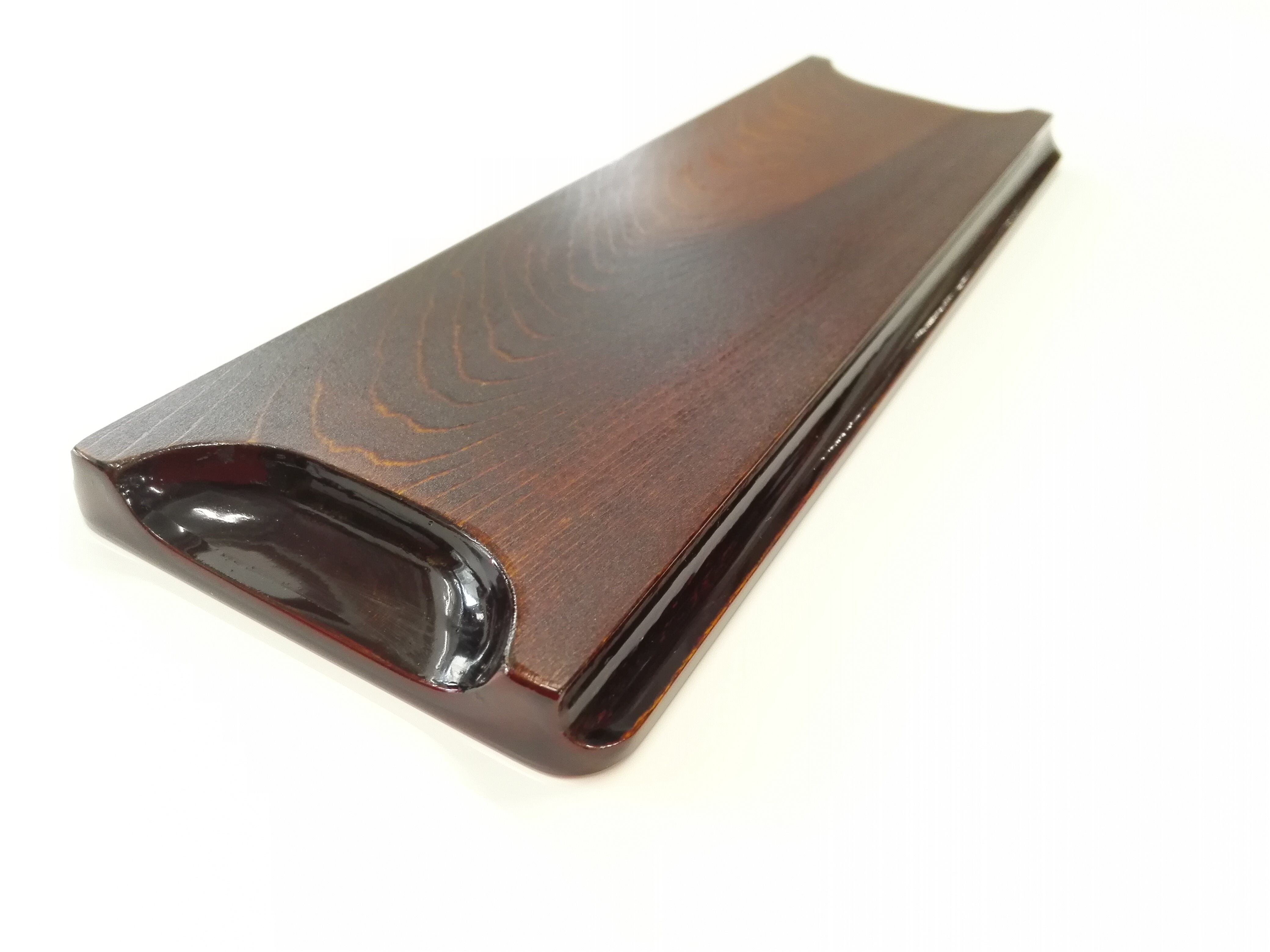 光にあてると木目が？！木地溜塗り桂プレート | (株)工房