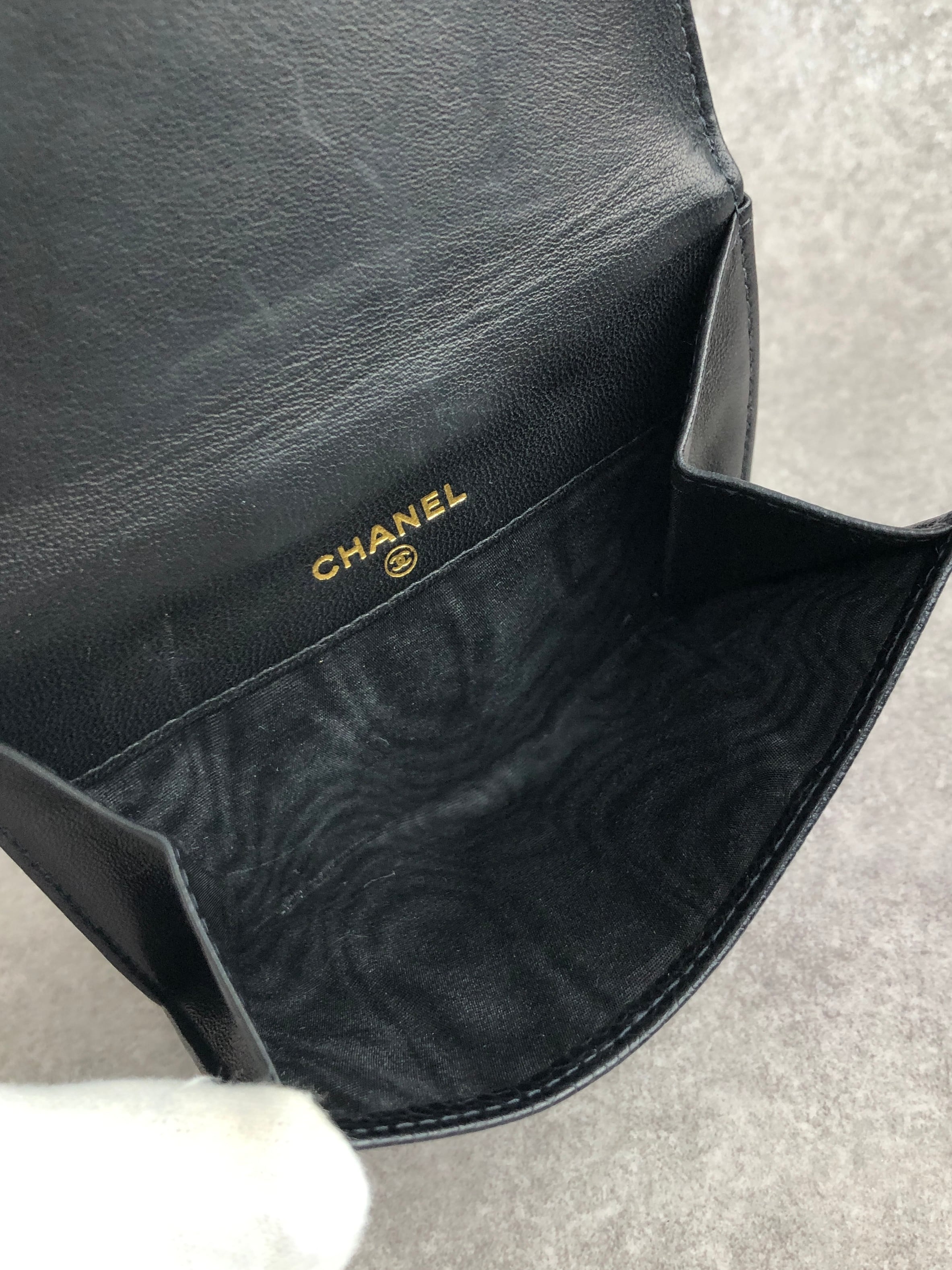 CHANEL シャネル 財布 ブラック ココマーク レザー 2002年-2003年