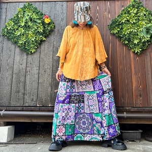 ポンチョ風カットソー