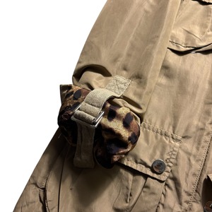 DOLCE&GABBANA leopard lining parachute jacket