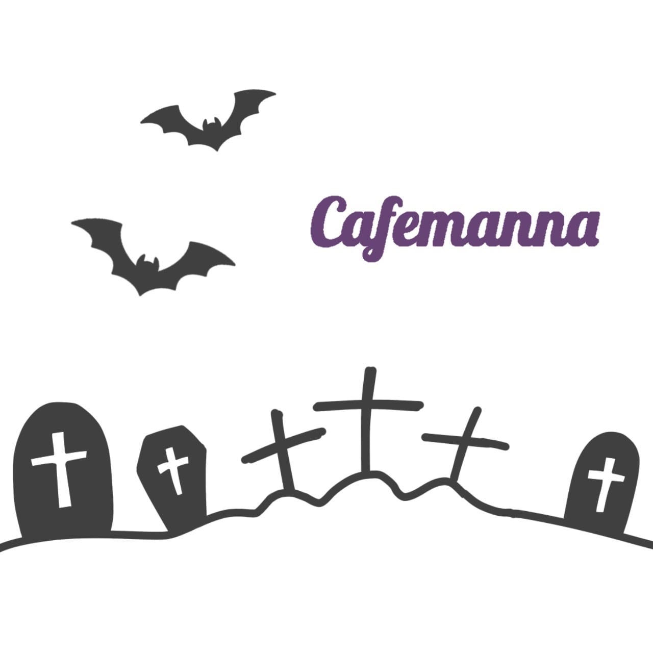 Cafe mannaオリジナルドリップバック：墓地