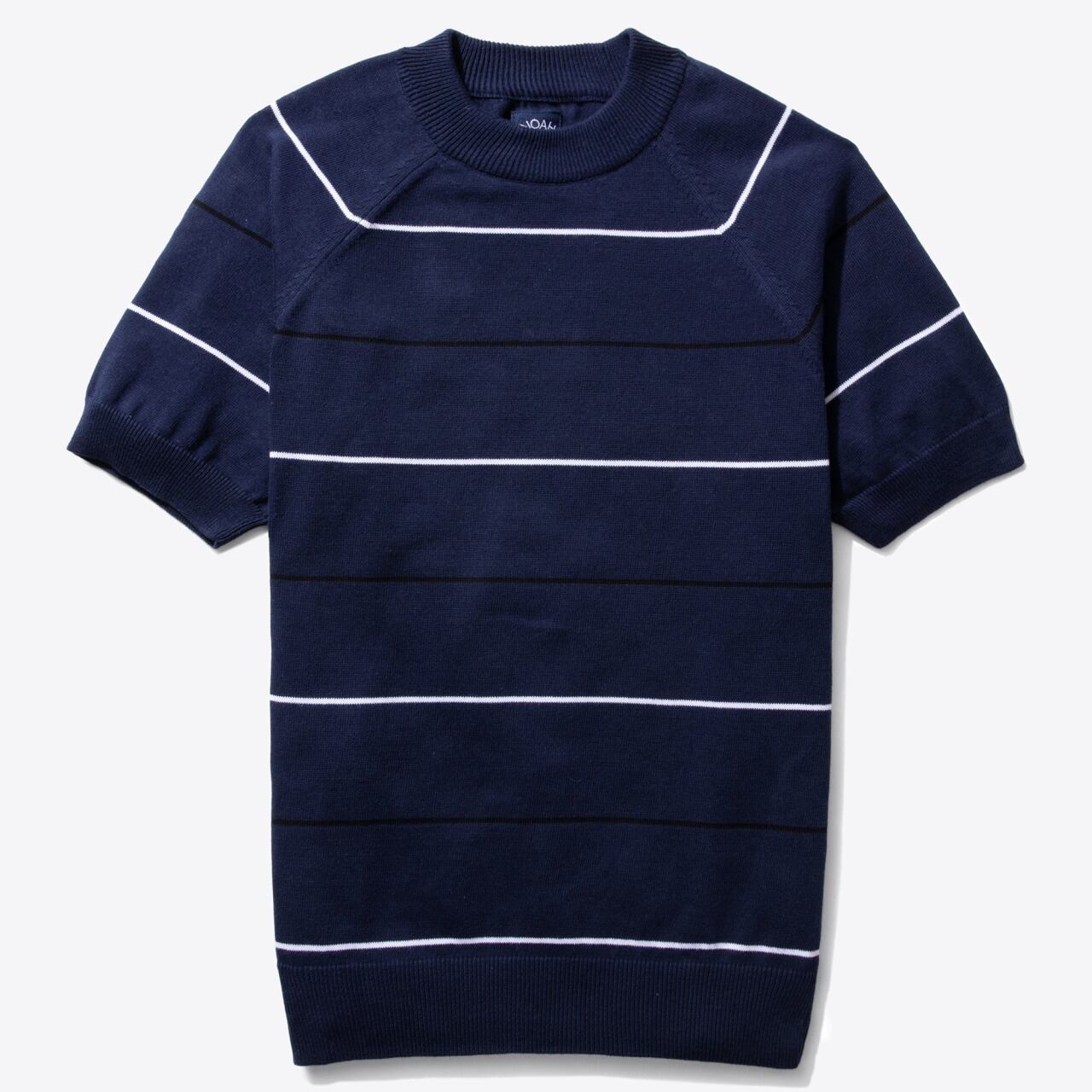 black ribbed roll neck